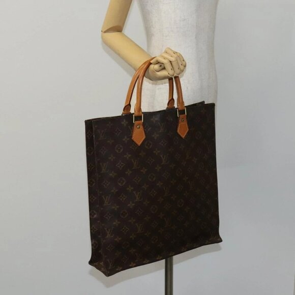 LOUIS VUITTON Monogram Sac Plat Hand Bag M51140 LV Auth EC628 - Picture 15 of 16